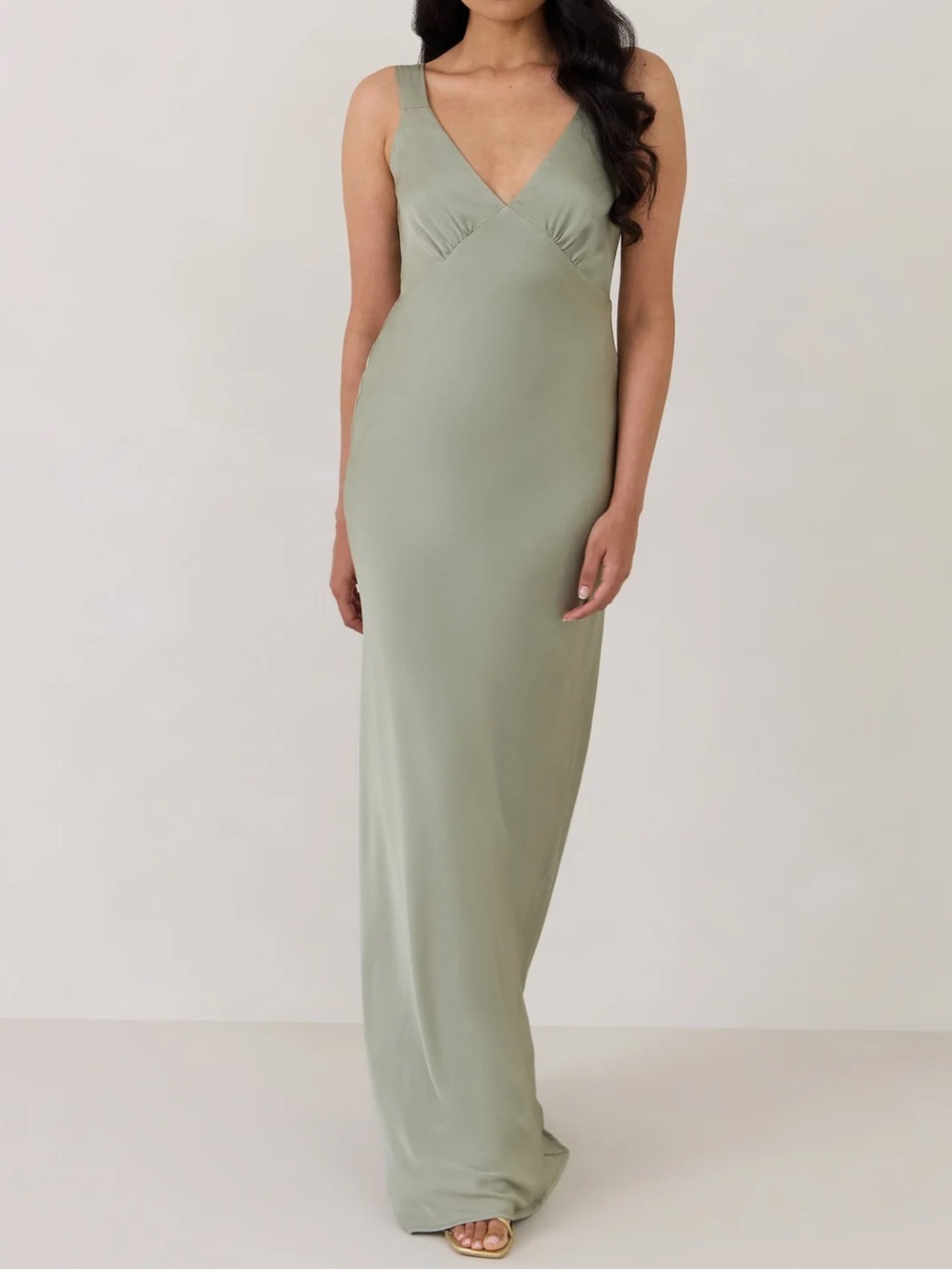 Park & Fifth Gracey Dress in Sage, NWT